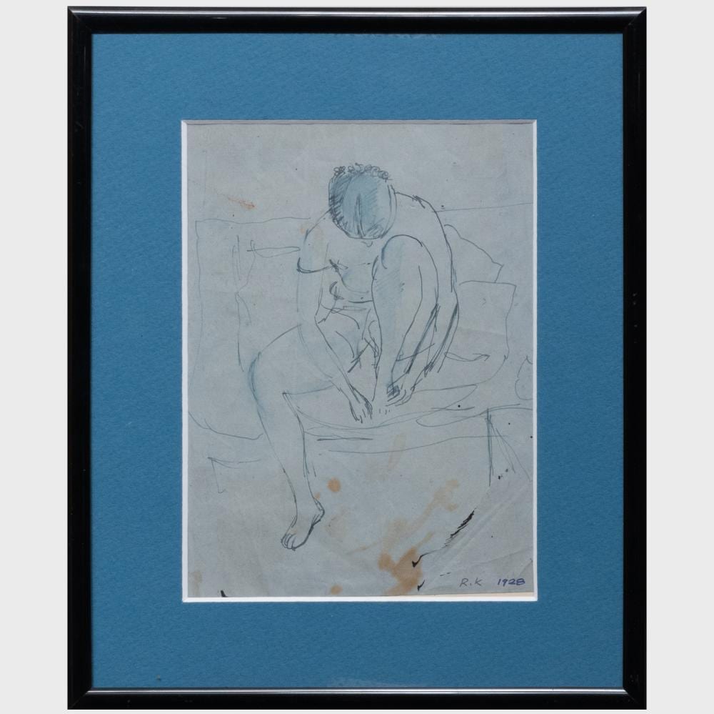 Rajmund Kanelba comparable auction result: rajmund kanelba 1897 1960 figure study