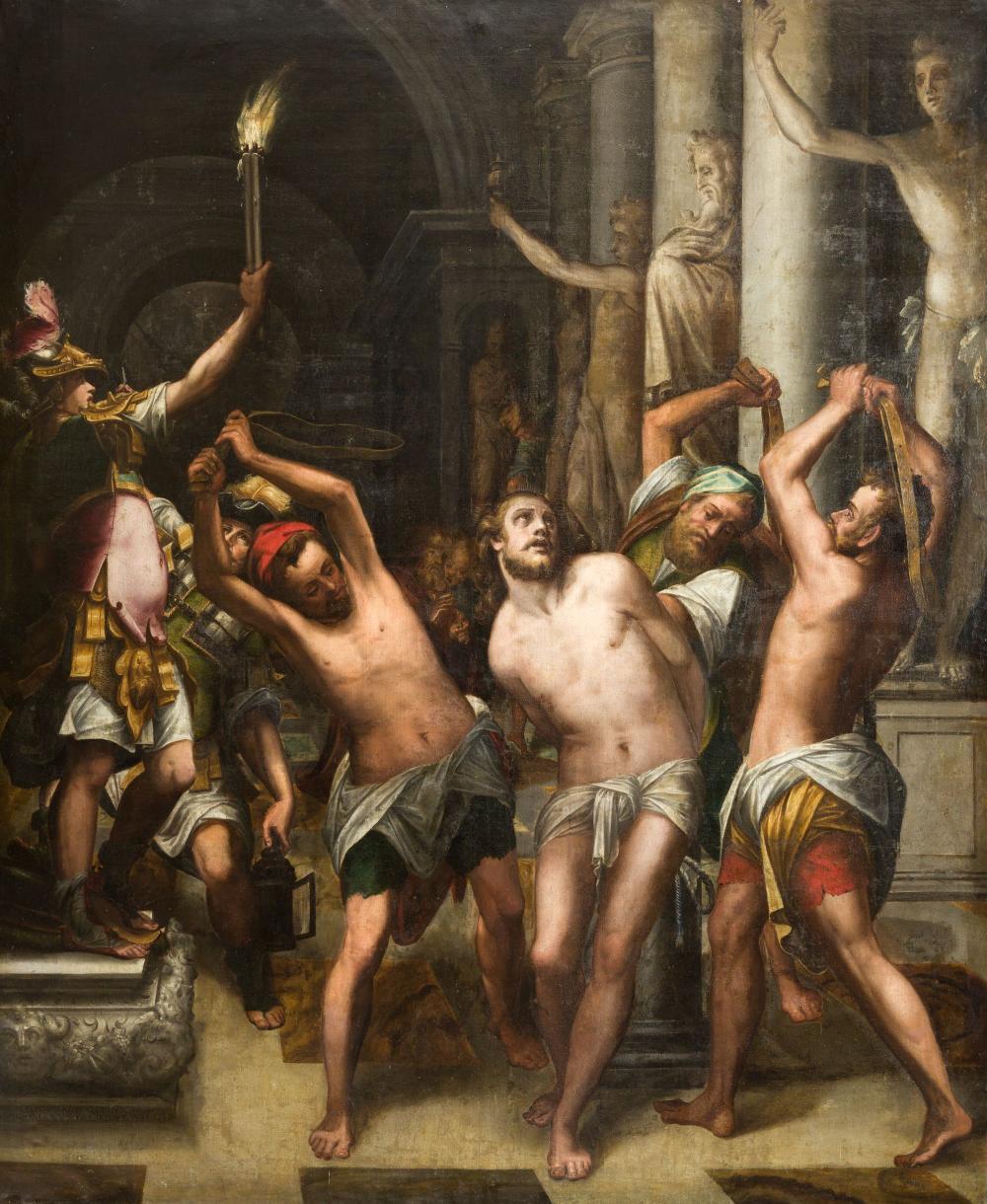 Angelino Medoro comparable auction result: angelino medoro 1567 1631 the flagellation of christ 1586