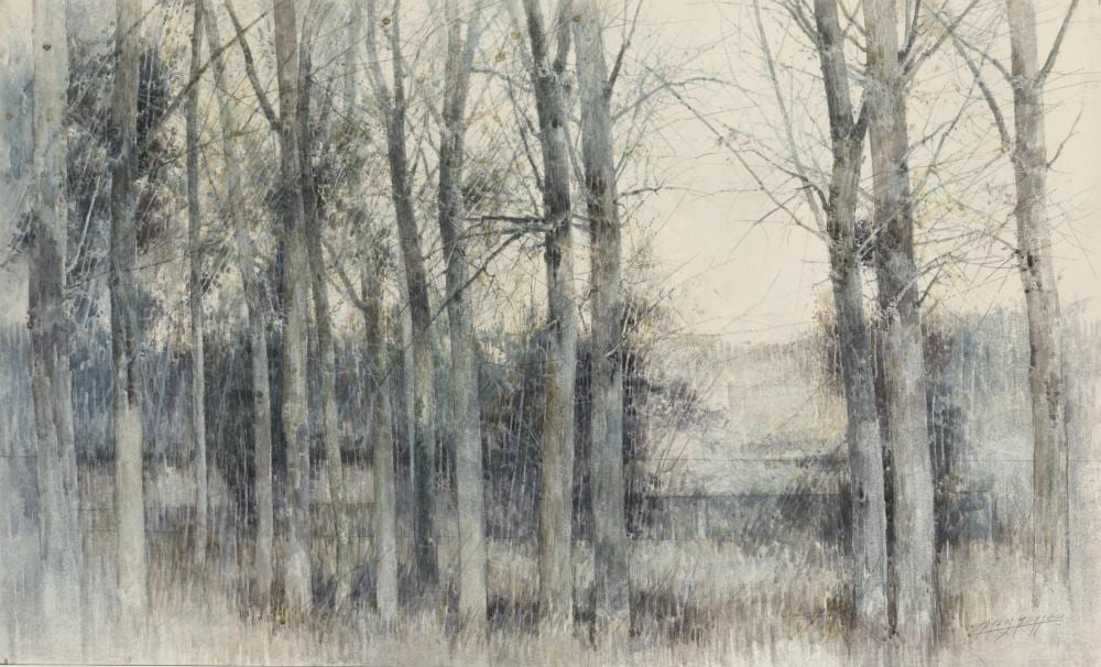 Carlos Morago comparable auction result: carlos morago 1954 forest i