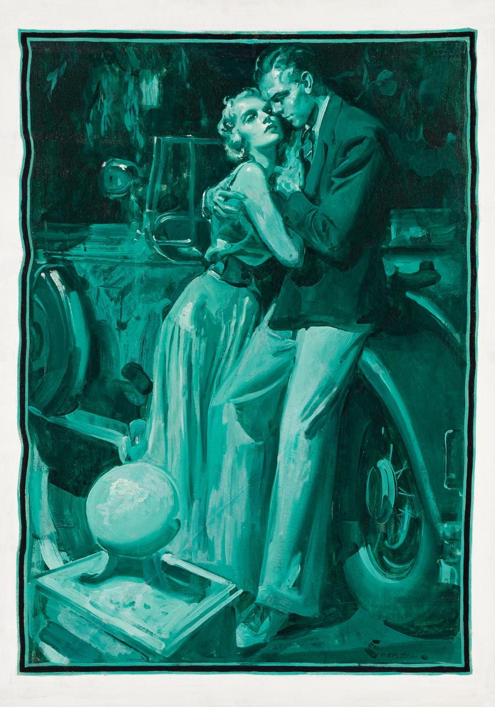 Elbert McGran Jackson comparable auction result: elbert mcgran jackson 1896 1962 jessica laid her face against richie s shoulder she felt his arm tighten about her perhaps it was