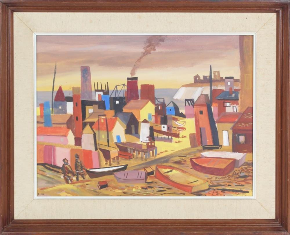 Anthony Rizzo comparable auction result: anthony rizzo 1919 2000 american oil on board