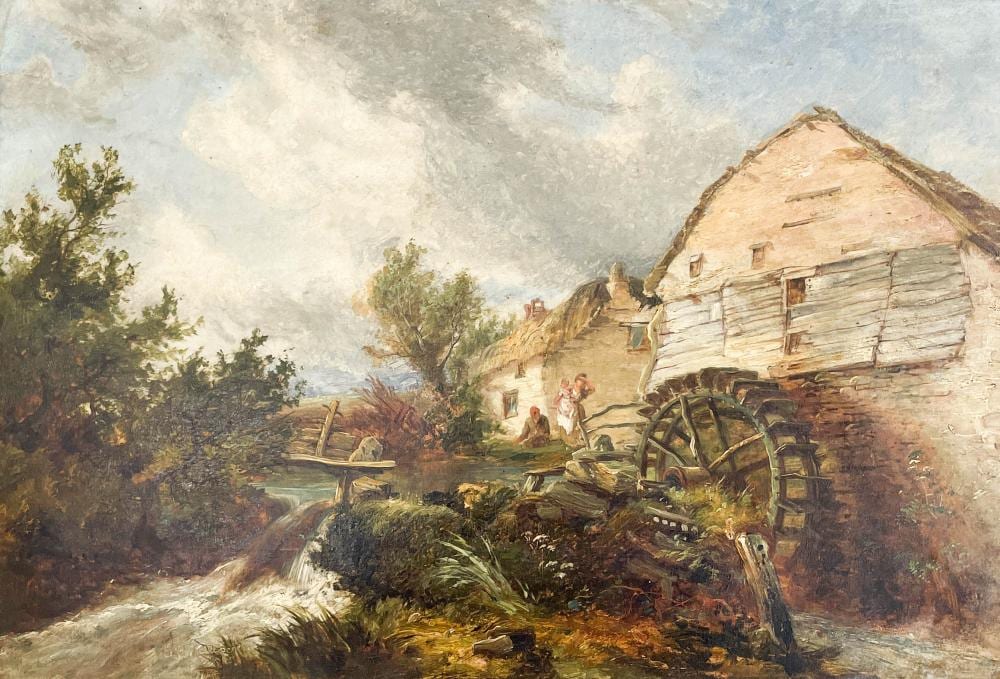 George Burrell Willcock comparable auction result: george burrell willcock greenslay mill wickham