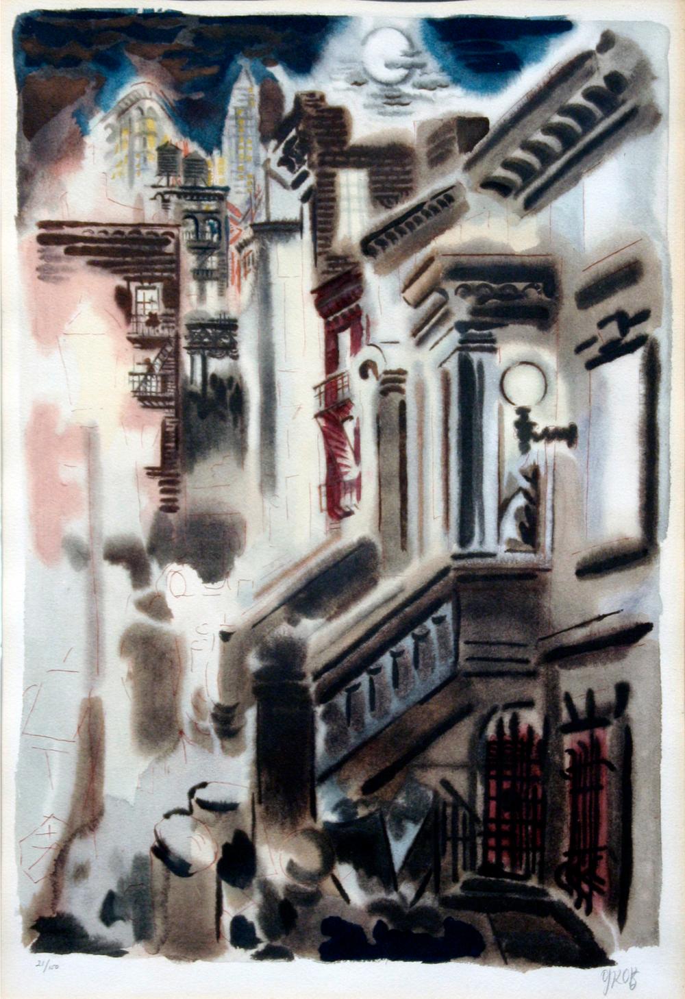 GEORGE GROSZ (1893 - 1959) sold by James Cox Gallery, lot 86 — auction record photograph