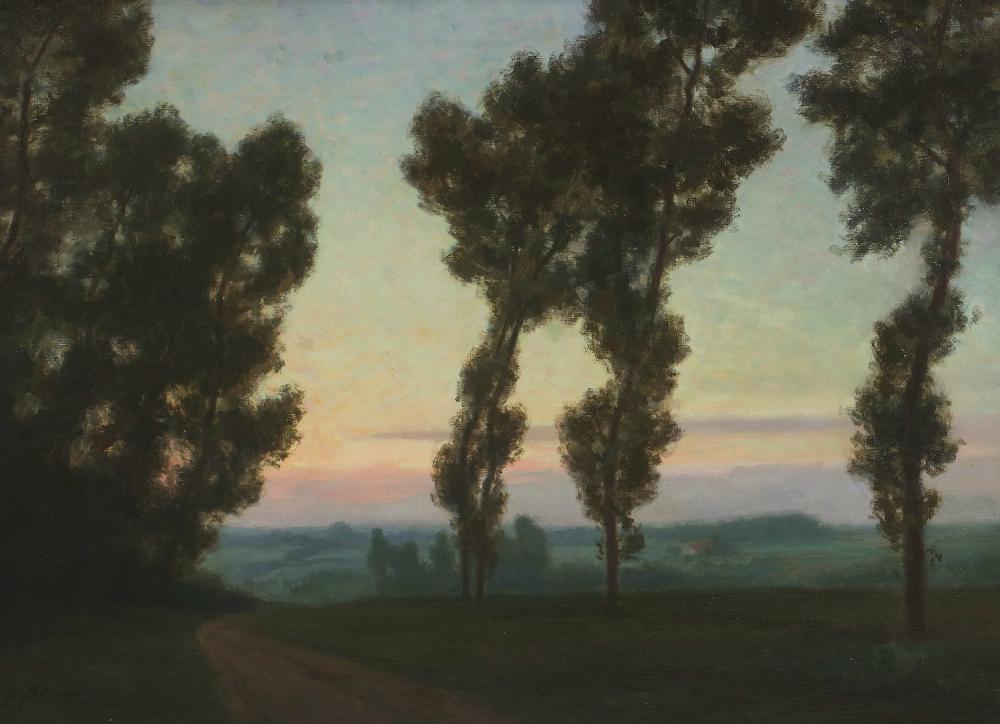 Pierre-Jean Abattucci comparable auction result: pierre abattucci french 1871 1943 soir oil on canvas 25 1 2 x 34 1 in 65 x 87 5cm