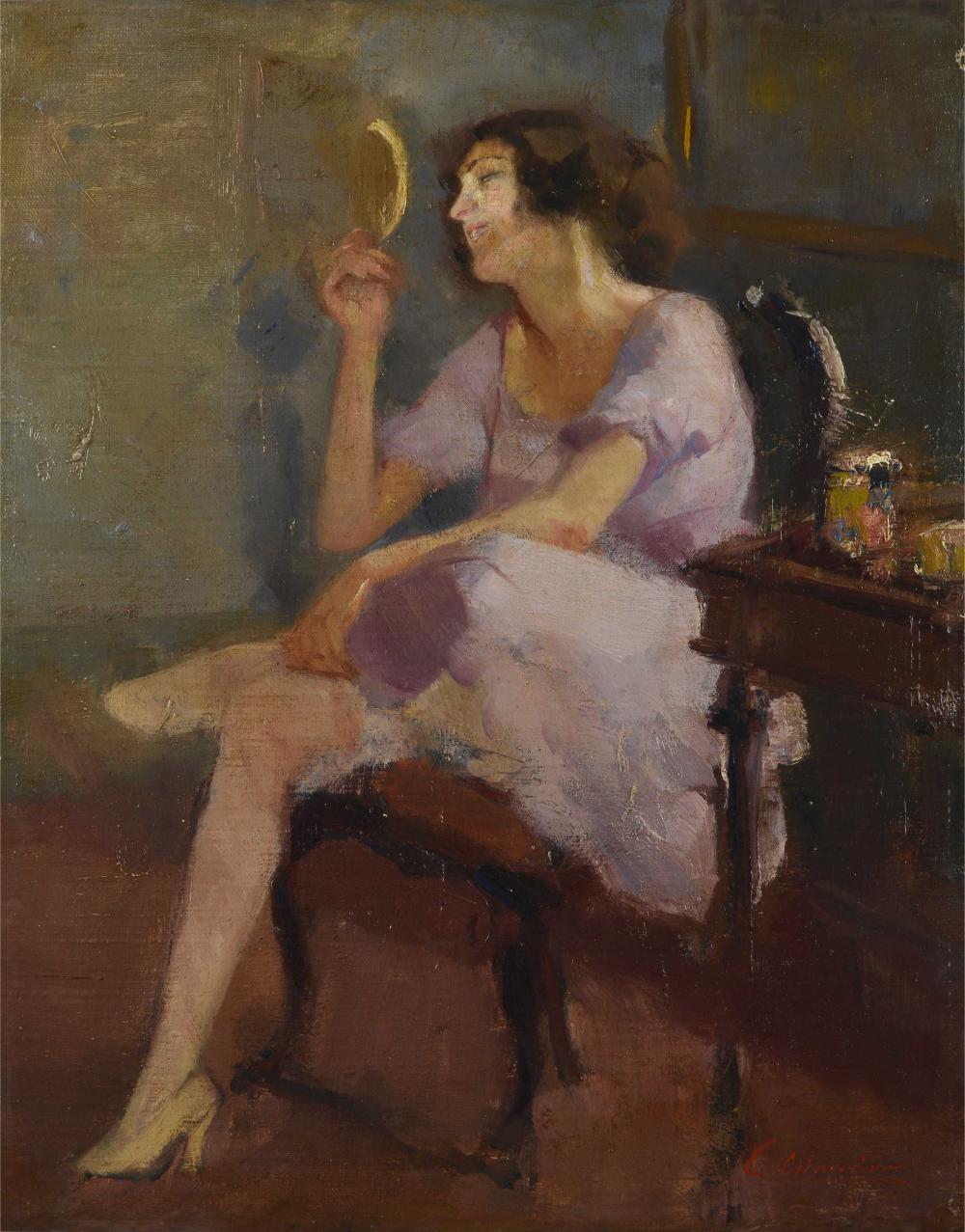 Luigi Crisconio comparable auction result: luigi crisconio 1893 1946 la toeletta