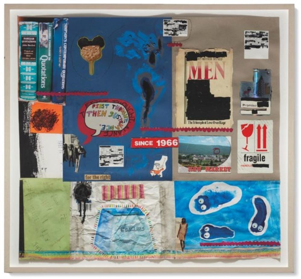 Justin Lieberman comparable auction result: justin lieberman n en 1977 first thought then substance huile graphit