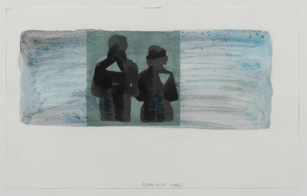 Jan Van Riet comparable auction result: jan van riet n en 1948 sans titre 2003 aquarelle et encre sur papier sign e et