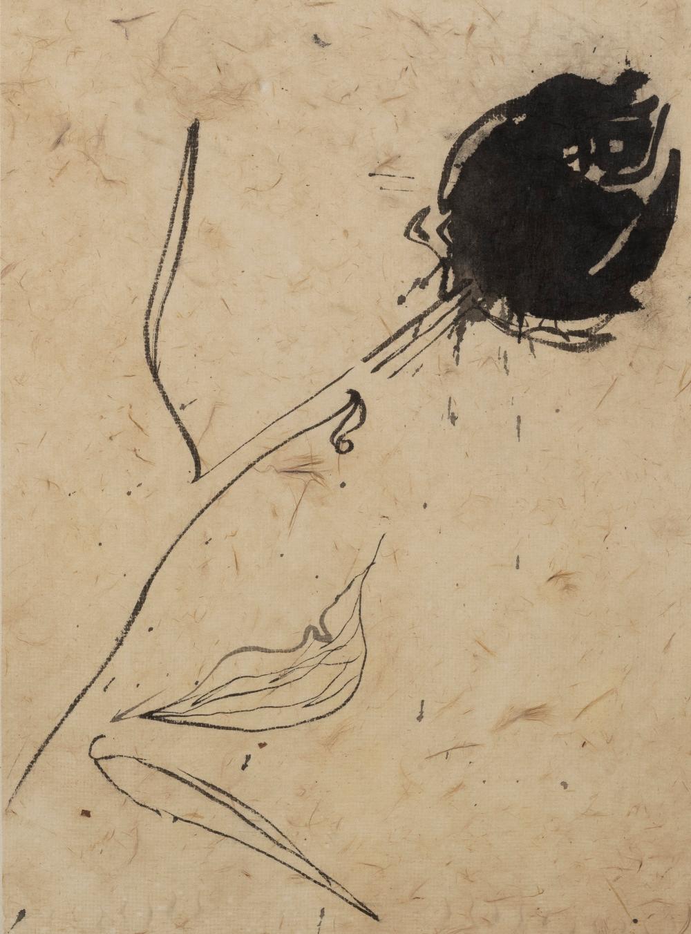 Nicolas Alquin comparable auction result: nicolas alquin n en 1968 sans titre encre sur papier japonais maroufl sur panneau