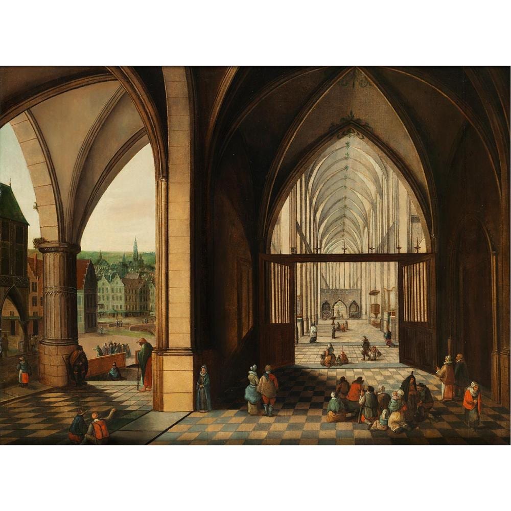 Hendrick van Steenwijk comparable auction result: hendrick van steenwijk 1580 um 1649 zugeschrieben