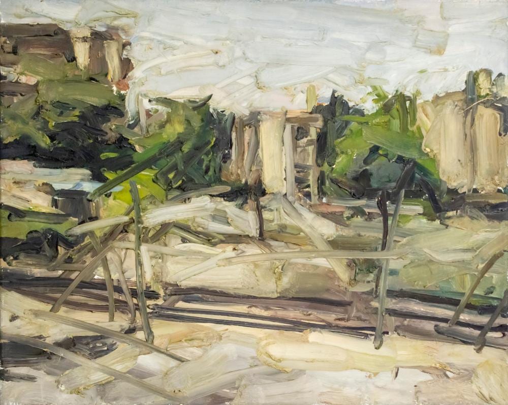 Jordan Wolfson comparable auction result: jordan wolfson b 1960 landscape oil on canvas 1996