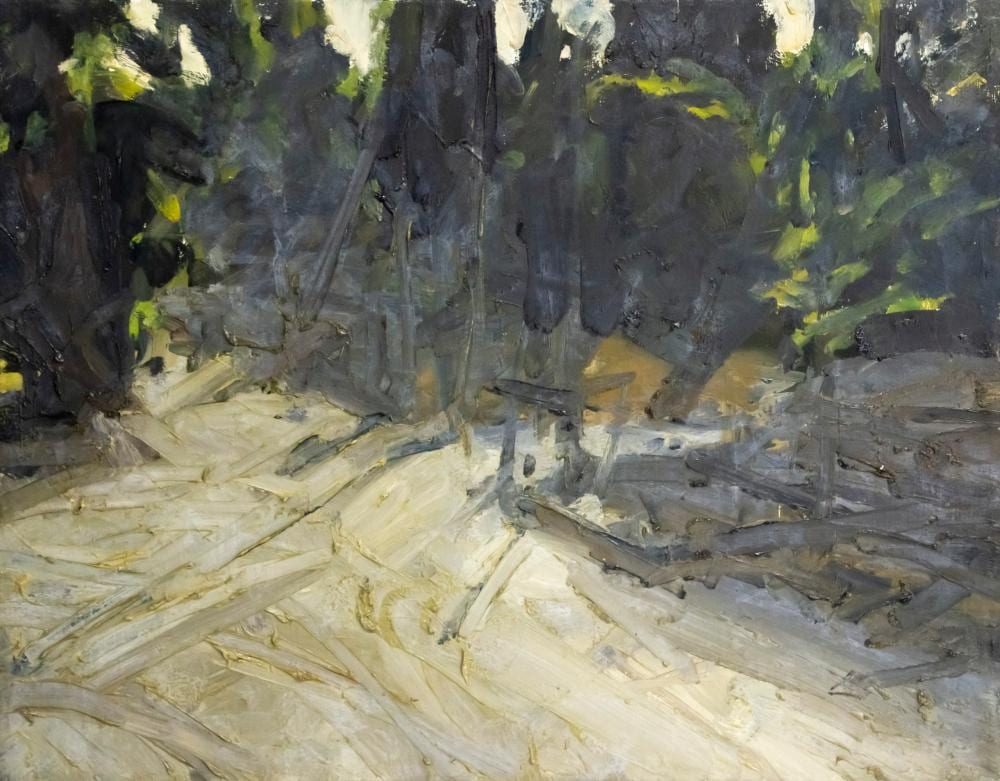 Jordan Wolfson comparable auction result: jordan wolfson b 1960 landscape oil on canvas 1996