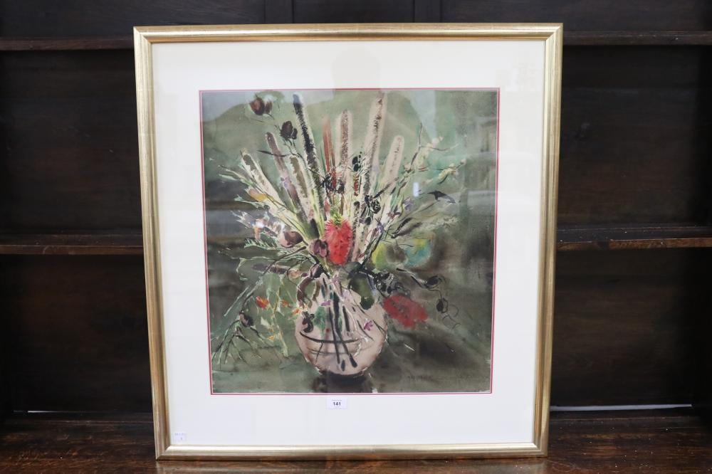 Margaret Coen comparable auction result: margaret agnes coen 1913 1993 australian australian natives approx 56cm x 53cm