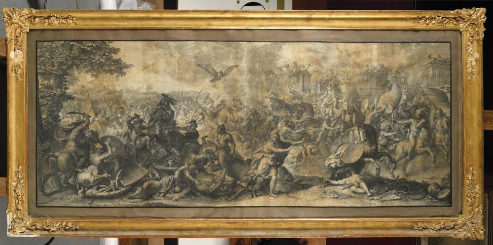 Girard Audran comparable auction result: girard audran 1640 1703 d apres charles lebrun 1619 1690 les batailles
