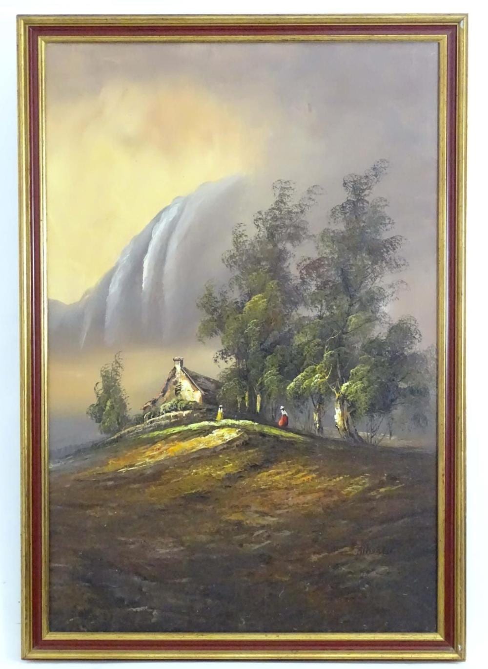 Alberto Sánchez Pérez comparable auction result: alberto late 20th century continental school oi