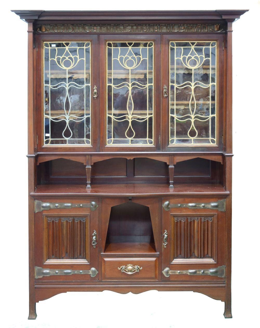 Shaoqi Lai comparable auction result: an arts crafts mahogany bookcase by sh