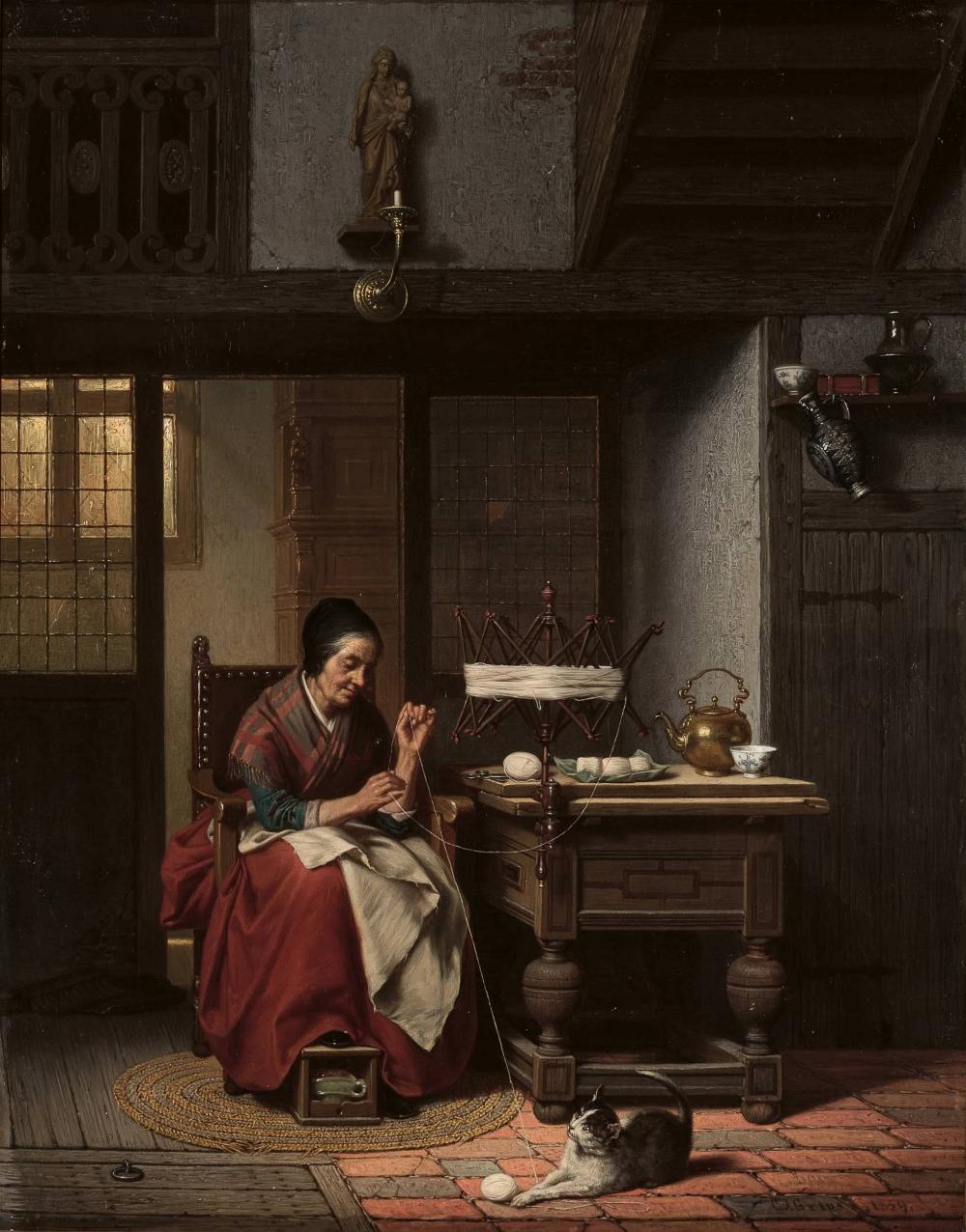 Carel Jozeph Grips comparable auction result: carel jozeph grips grave 1825 vught 1920