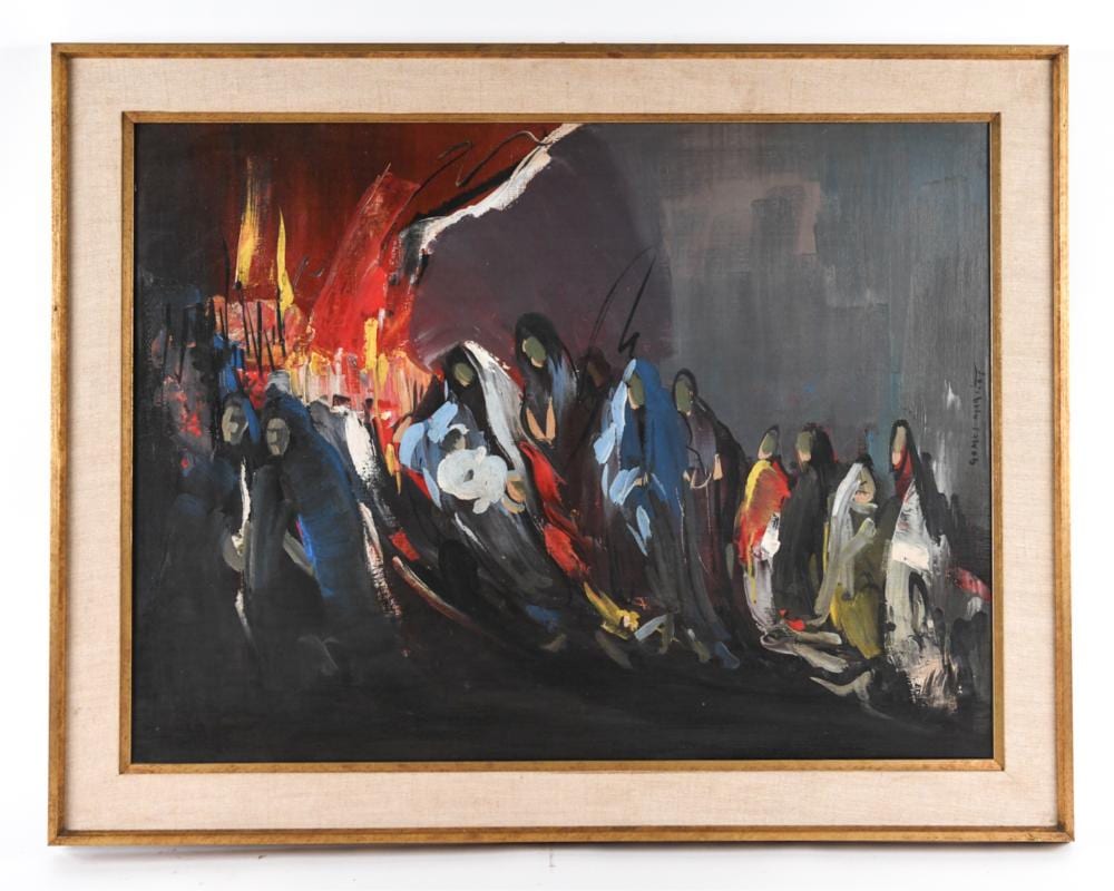 Augusto Gomes Martins comparable auction result: augusto gomes martins portuguese 1922 1994 oil