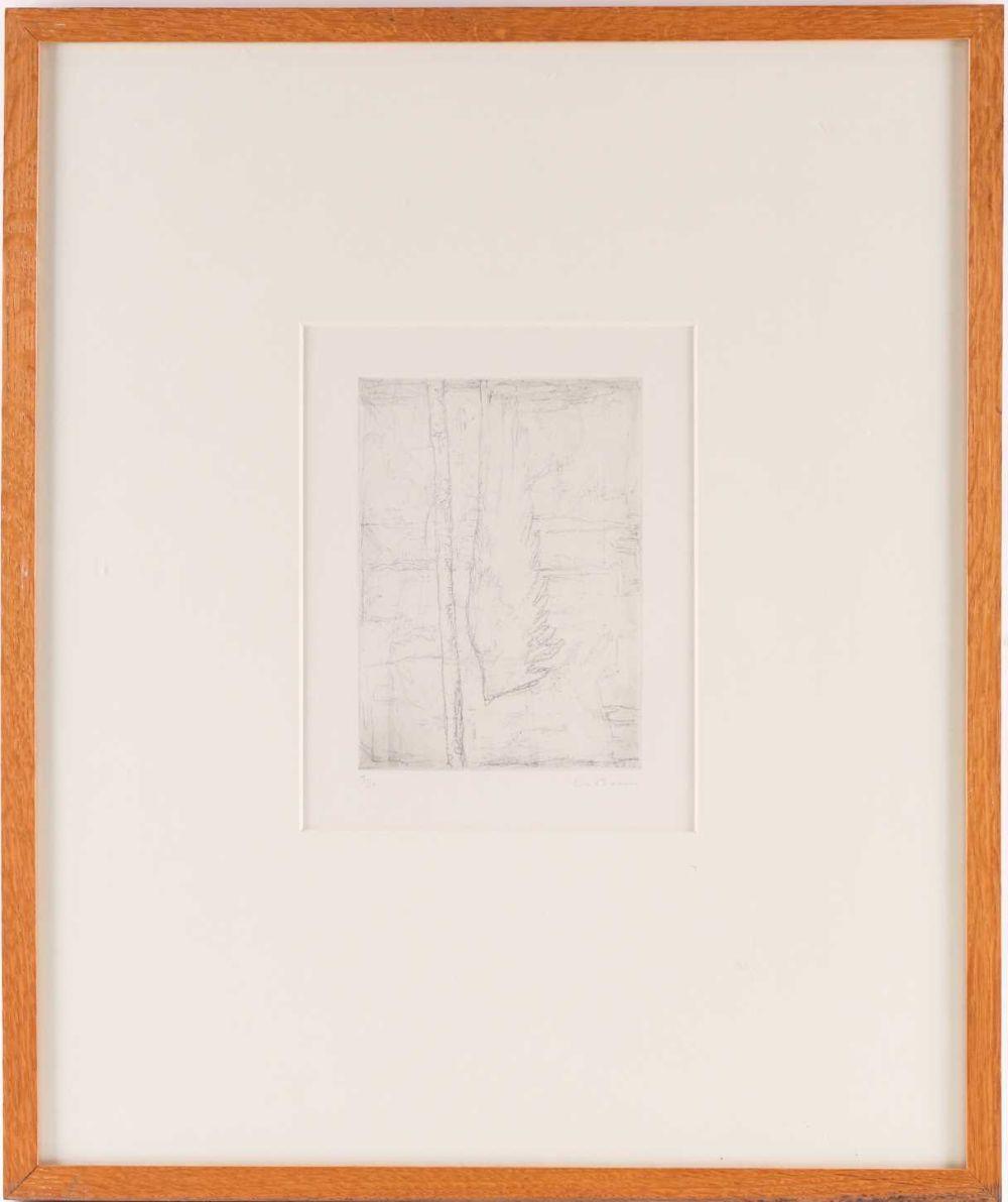 christopher le brun b 1951 from the portfolio of fifty etchings number xv 1990 1991 signed and numbered 9 30 17 5 cm x 12 5 cm with margins framed and glazed · Dawsons Auctioneers · 2021-12-16 Christopher Le Brun comparable auction result: christopher le brun b 1951 from the portfolio of fifty etchings number xv 1990 1991 signed and numbered 9 30 17 5 cm x 12 5 cm with margins framed and glazed