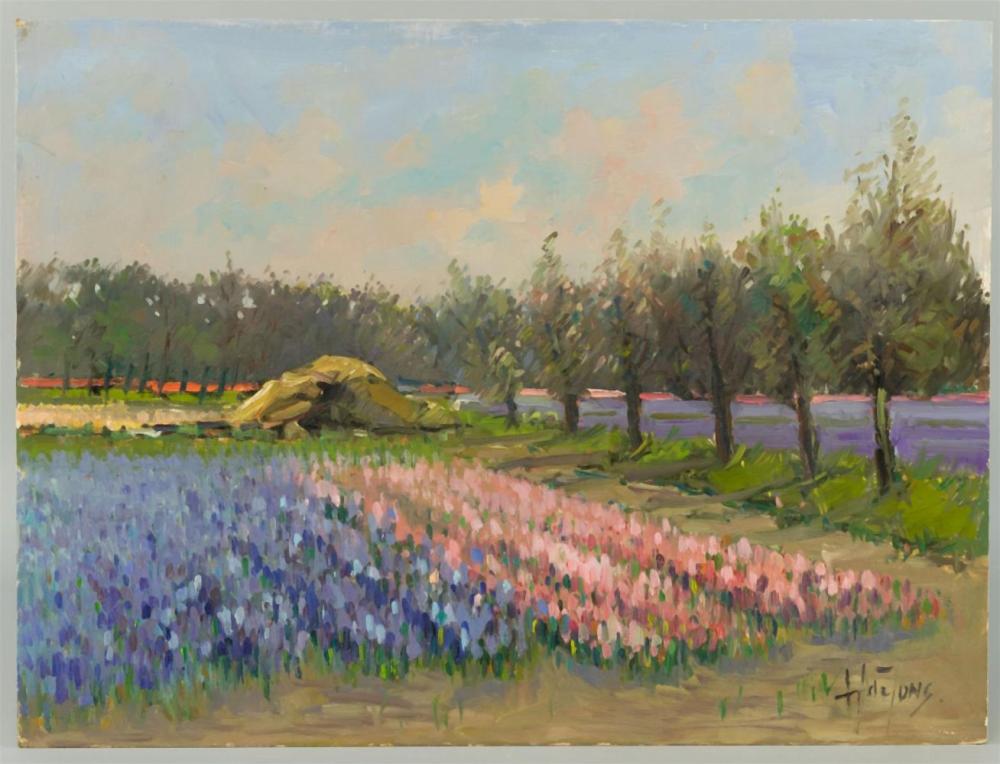 Hans De Jong comparable auction result: hans de jong 1938 bollenvelden bij lisse
