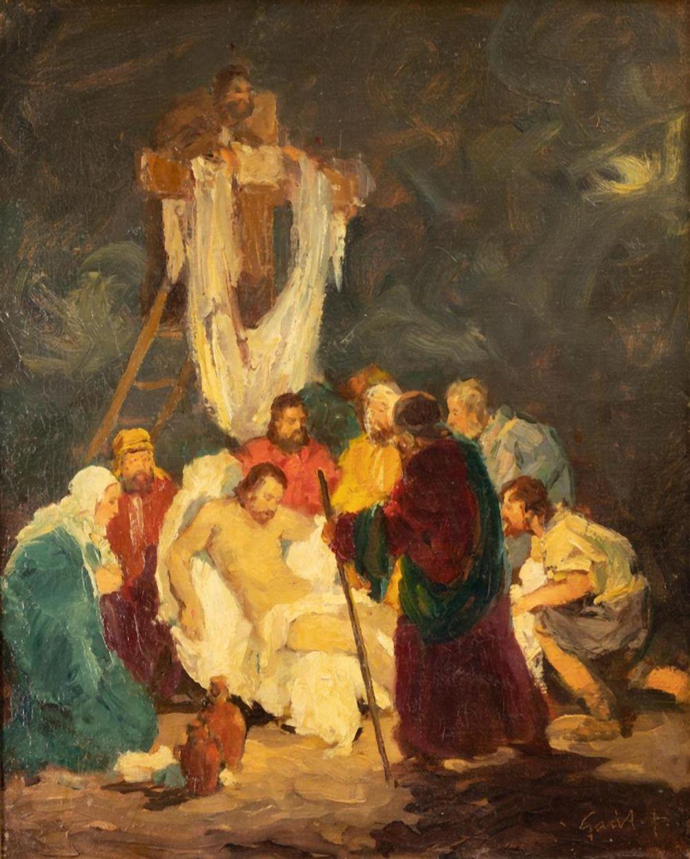 Ferenc Gaal comparable auction result: ferenc gaal 1891 1956 de kruisafname