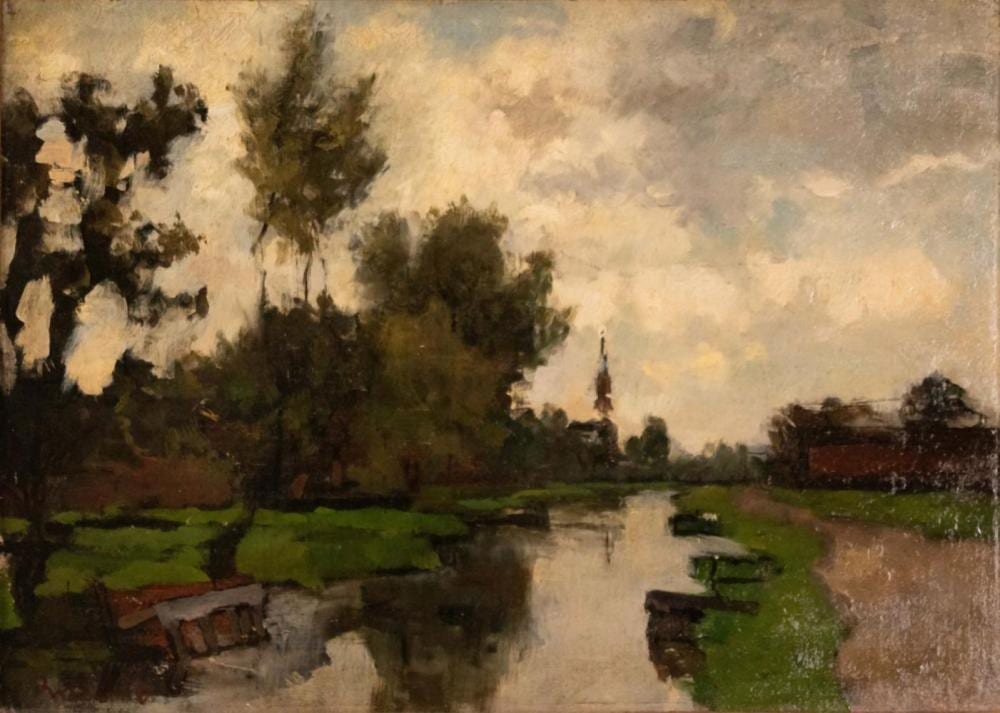 Jacob Coenraad Ritsema comparable auction result: jacob ritsema 1869 1943 landweggetje aan vaart
