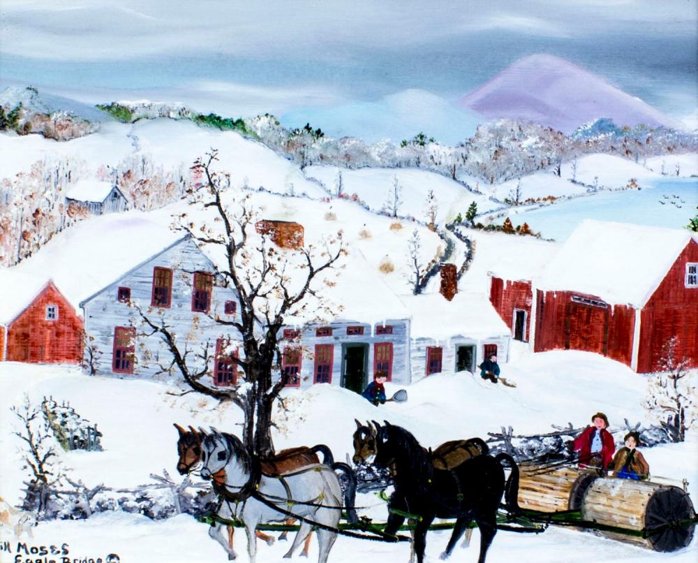 Will Moses (NY,b 1956) oil painting sold by Broward Auction Gallery LLC, lot 33 — auction record photograph
