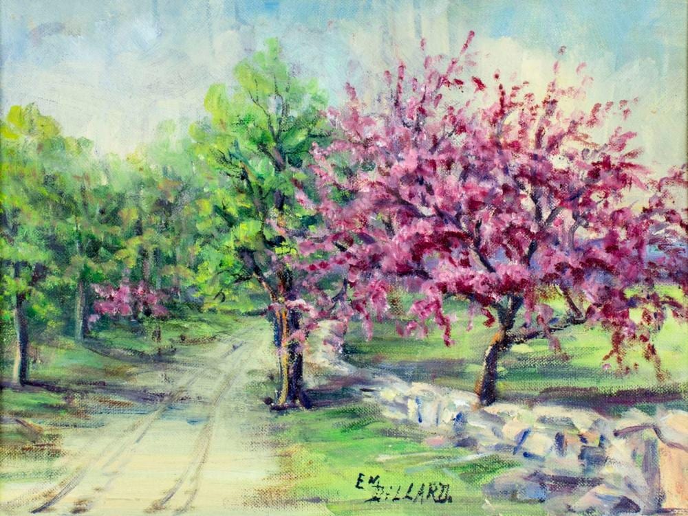 Emma Dillard comparable auction result: emily dillard texas 1879 1968 oil painting