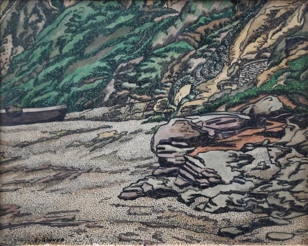 Charles Ginner comparable auction result: charles ginner 1878 1952