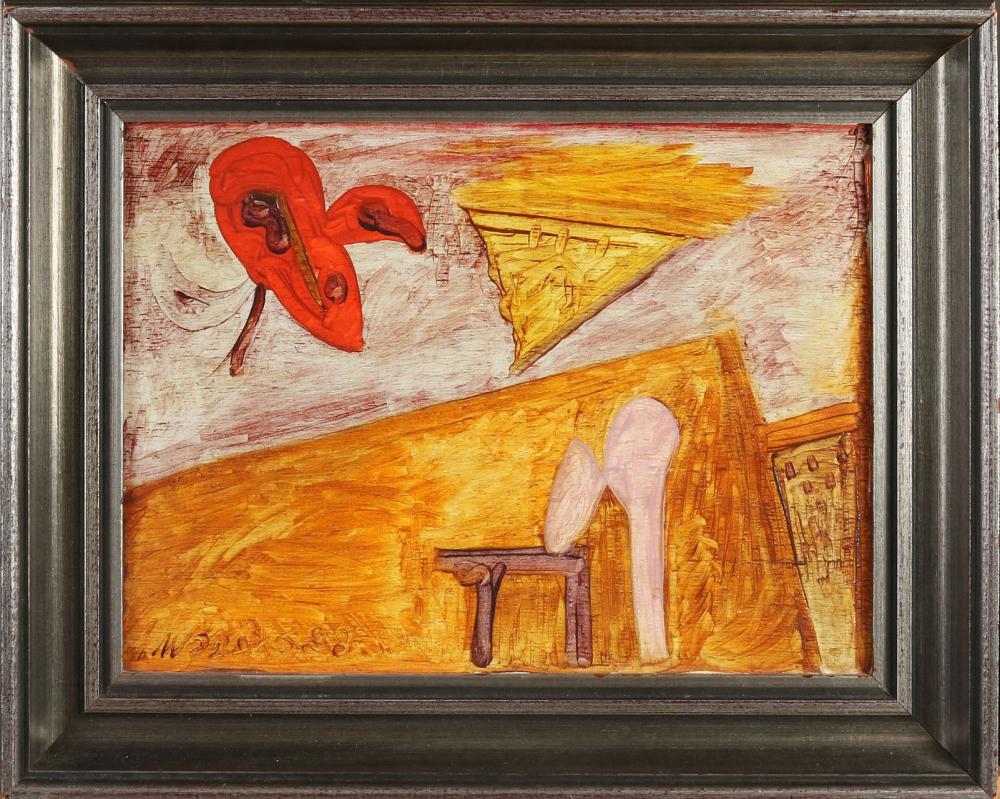 Wim Izaks comparable auction result: wim izaks expressionist landscape