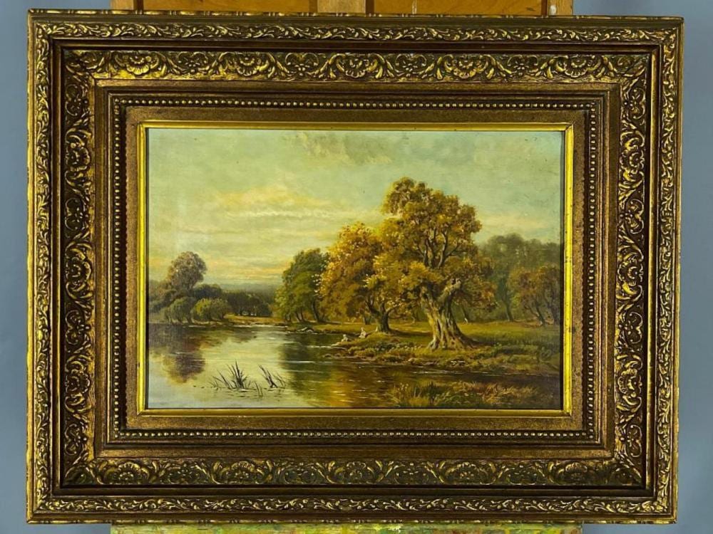 Sydney Yates Johnson comparable auction result: sydney yates johnson forest landscape oil on canvas british 19th century