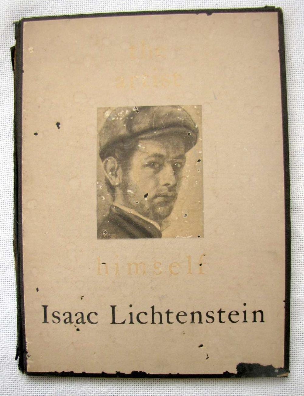 Icchok Lichtenstein comparable auction result: isaac lichtenstein polish jewish artist portraits of myself ex 69 250 1947 ny