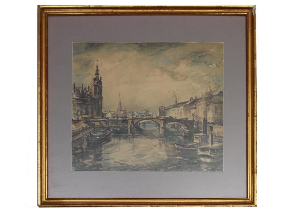 Wilhelm (1887) Wagner comparable auction result: european watercolor painting by wilhelm wagner