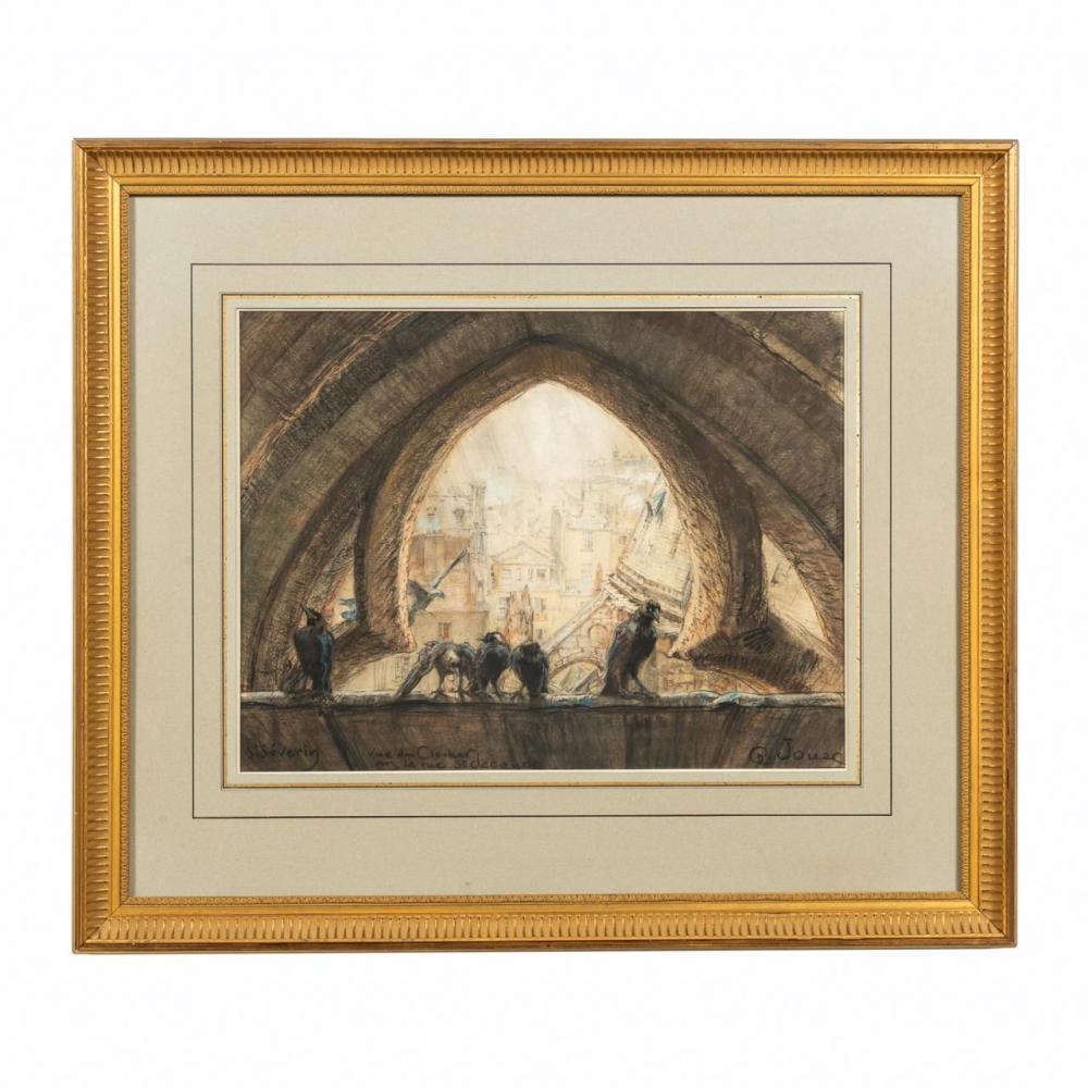 charles jouas view of paris pastel graphite · Ahlers & Ogletree Inc. · 2022-01-16 Charles A. A. Jouas comparable auction result: charles jouas view of paris pastel graphite
