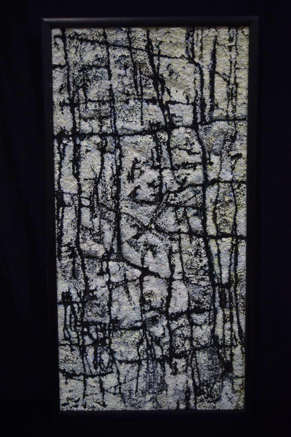 Sharon Gee comparable auction result: sharon gee framed acrylic on polystyrene entitled one life 102 x 59 cm