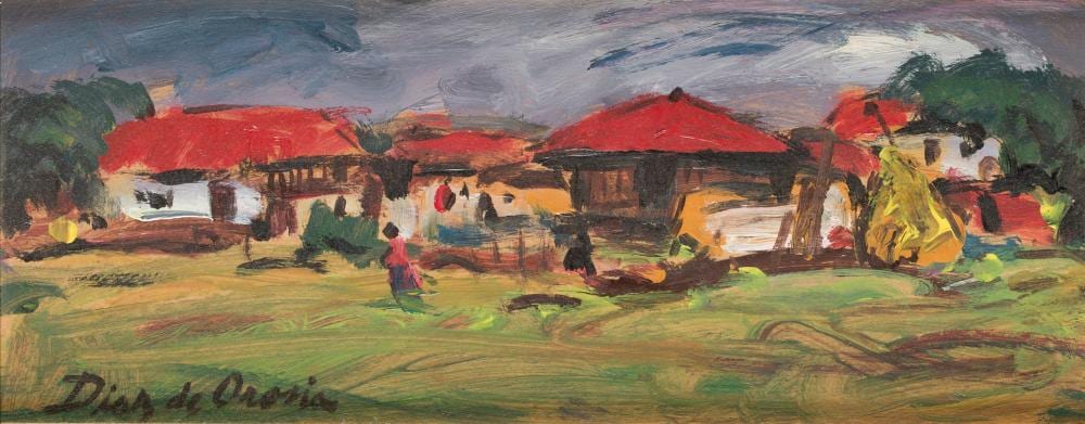 roberto d az de orosia 1948 village · Ansorena · 2022-01-25 Roberto Díaz de Orosia comparable auction result: roberto d az de orosia 1948 village