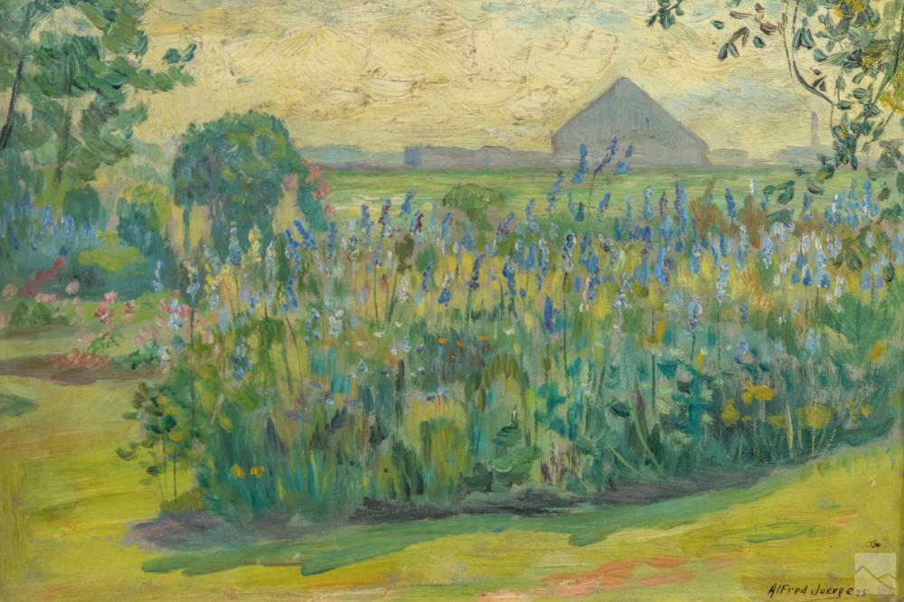 Alfred Juergens comparable auction result: alfred juergens 1866 1934 landscape oil painting