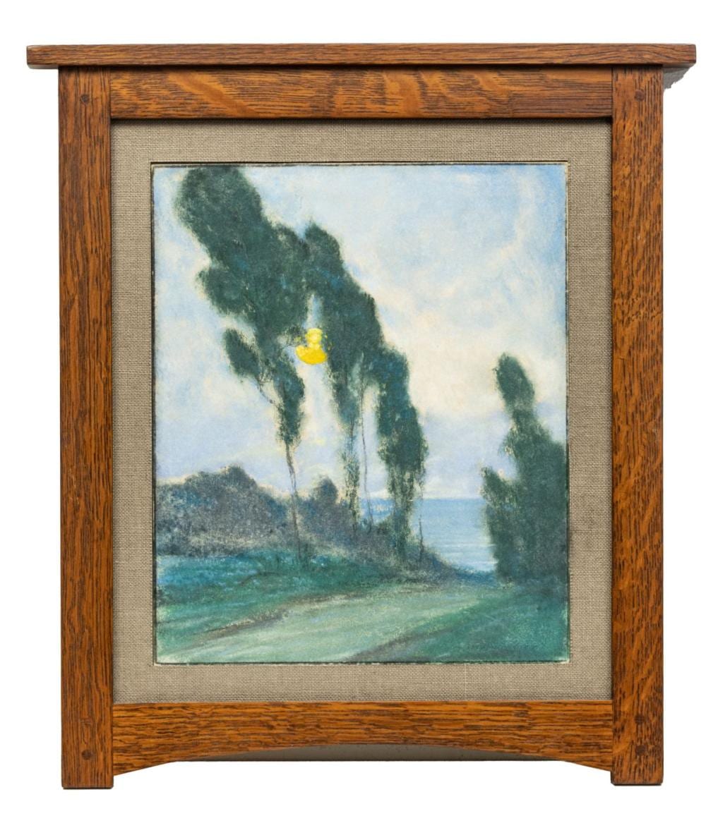 raymond nott american 1888 1948 pastel on paper h 12 w 9 75 moonlight near the pacific · DuMouchelles · 2022-01-21 Raymond Nott comparable auction result: raymond nott american 1888 1948 pastel on paper h 12 w 9 75 moonlight near the pacific