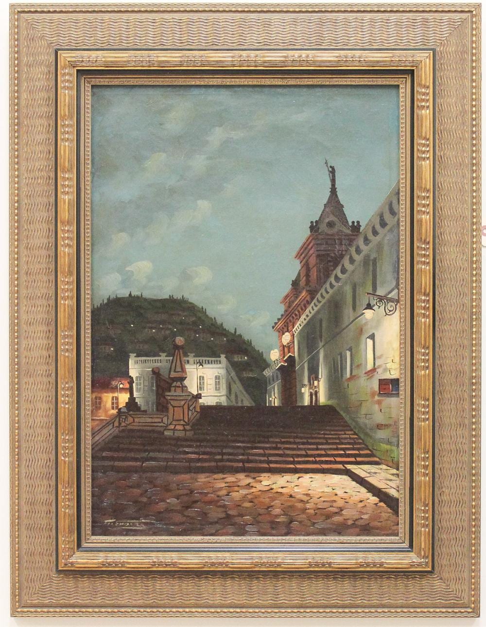 Gonzalo Endara Crow comparable auction result: gonzalo endara crow oil on canvas