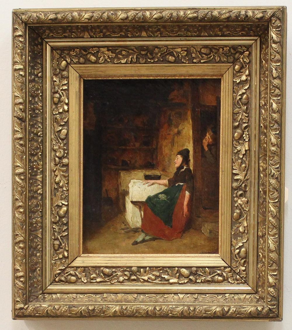 August Jernberg comparable auction result: august jernberg oil on panel