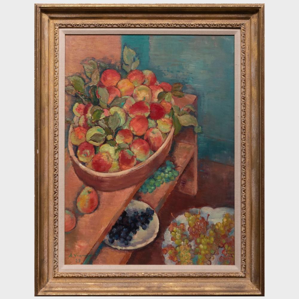 andr vignoles 1920 2017 still life with fruit · STAIR · 2022-01-27 André Vignoles comparable auction result: andr vignoles 1920 2017 still life with fruit