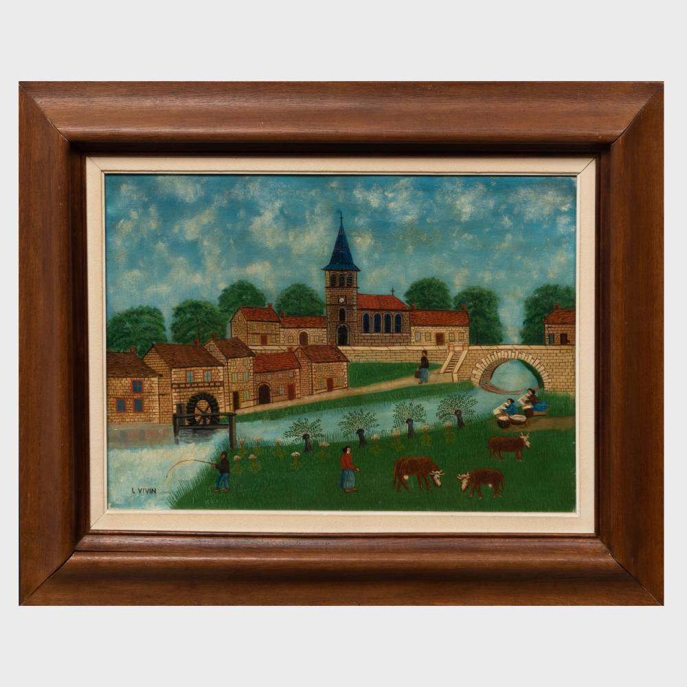 Louis Vivin comparable auction result: louis vivin 1861 1936 le moulin