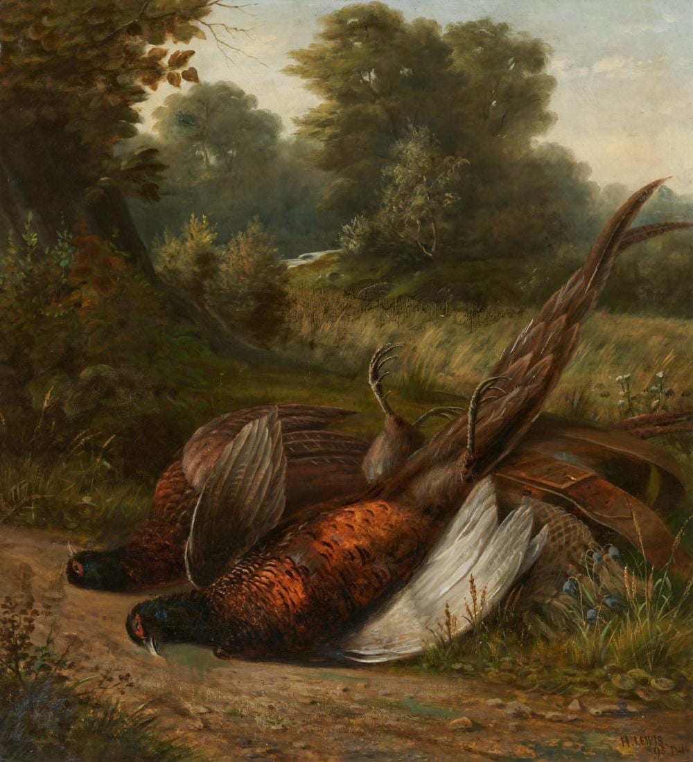 henry lewis zwei erlegte fasane · Van Ham Kunstauktionen · 2022-01-26 Henry Lewis comparable auction result: henry lewis zwei erlegte fasane