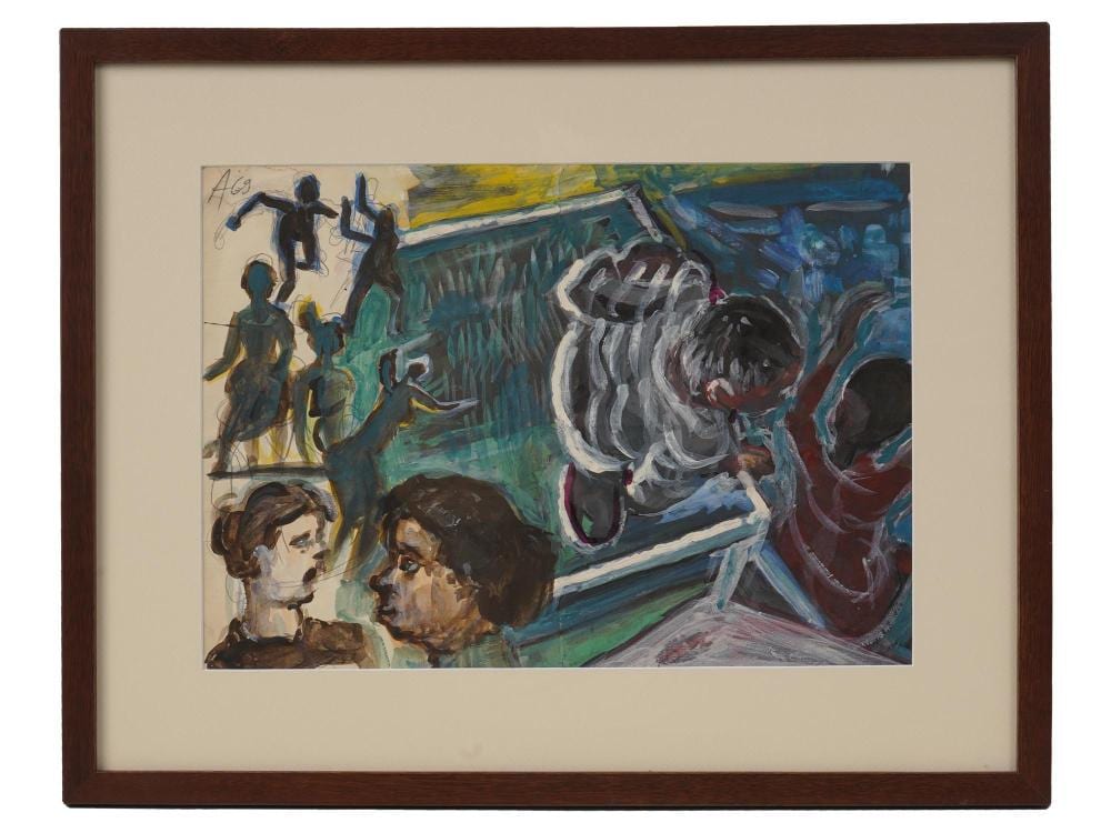 AREFIEV comparable auction result: russian avant garde painting by alexander arefiev