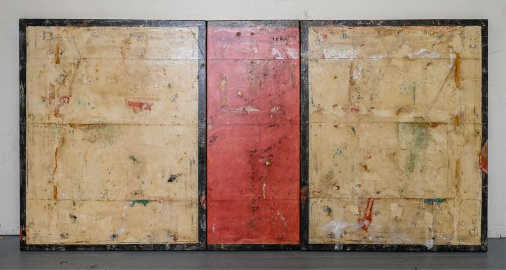 Marcia Myers comparable auction result: marcia myers 1949 2008 color field triptych