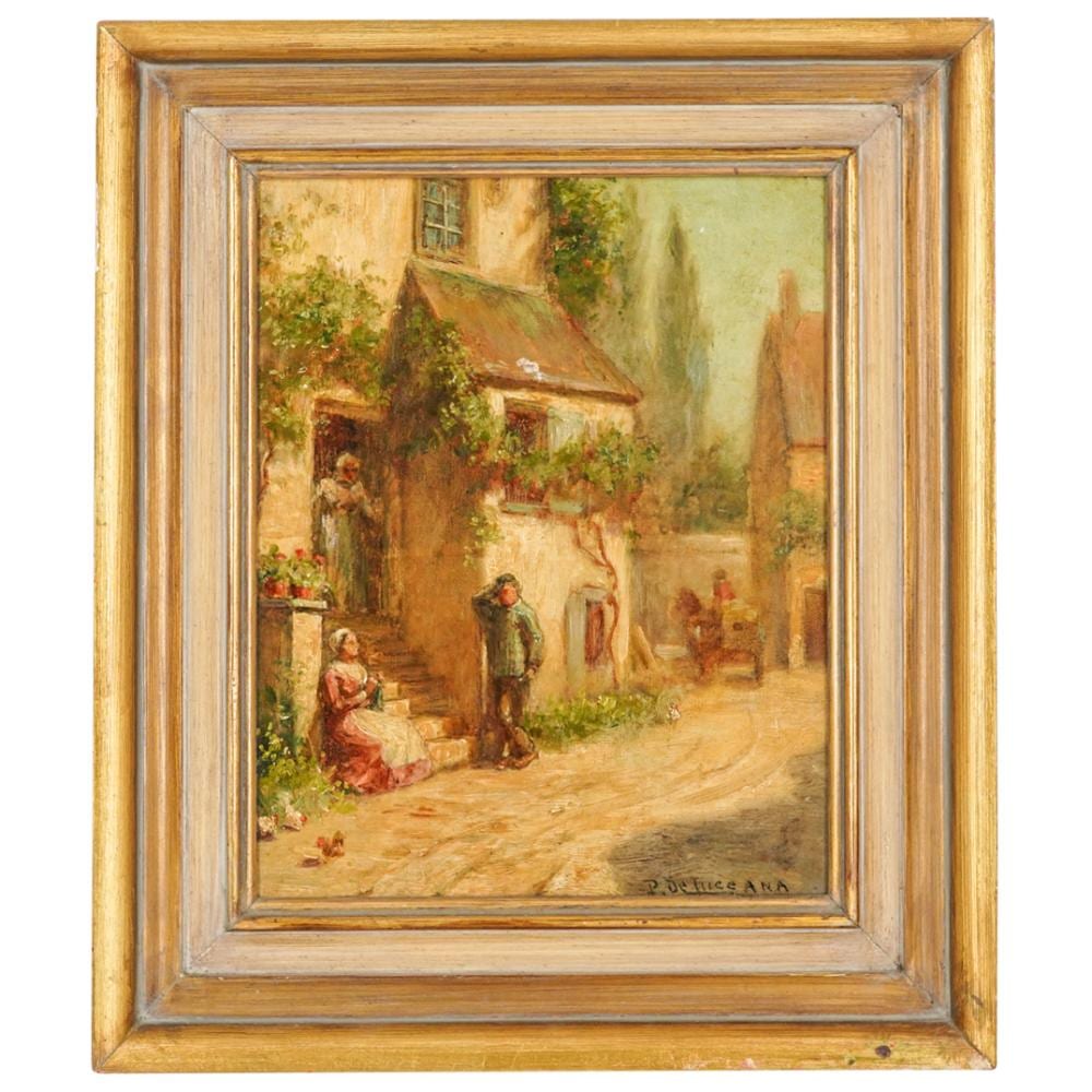 Percival DeLuce comparable auction result: percival deluce 1847 1914 oil on canvas