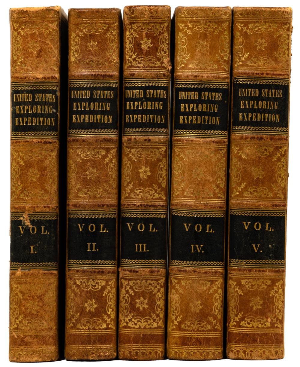 Charles Wilkes comparable auction result: charles wilkes narrative of the u s exploring expedition book collection