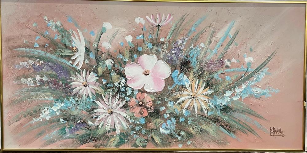 Lee Reynolds Vanguard Studios Oil Painting on Canvas sold by Dana J. Tharp Auctions, lot 75 — auction record photograph