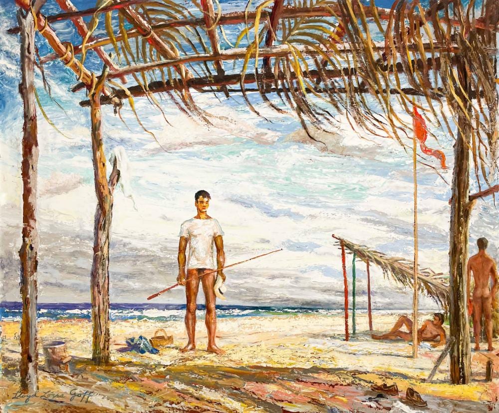 Lloyd Goff comparable auction result: lloyd l zes goff shelters on the shore