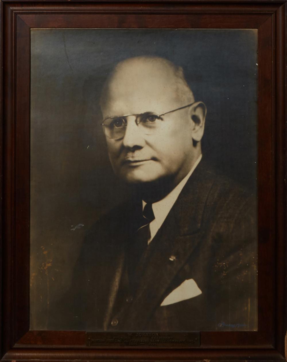 C. Bennette Moore comparable auction result: c bennette moore 1879 1939 new orleans portrait of w johnson 20th c photograph on board signed lower right plaque on b