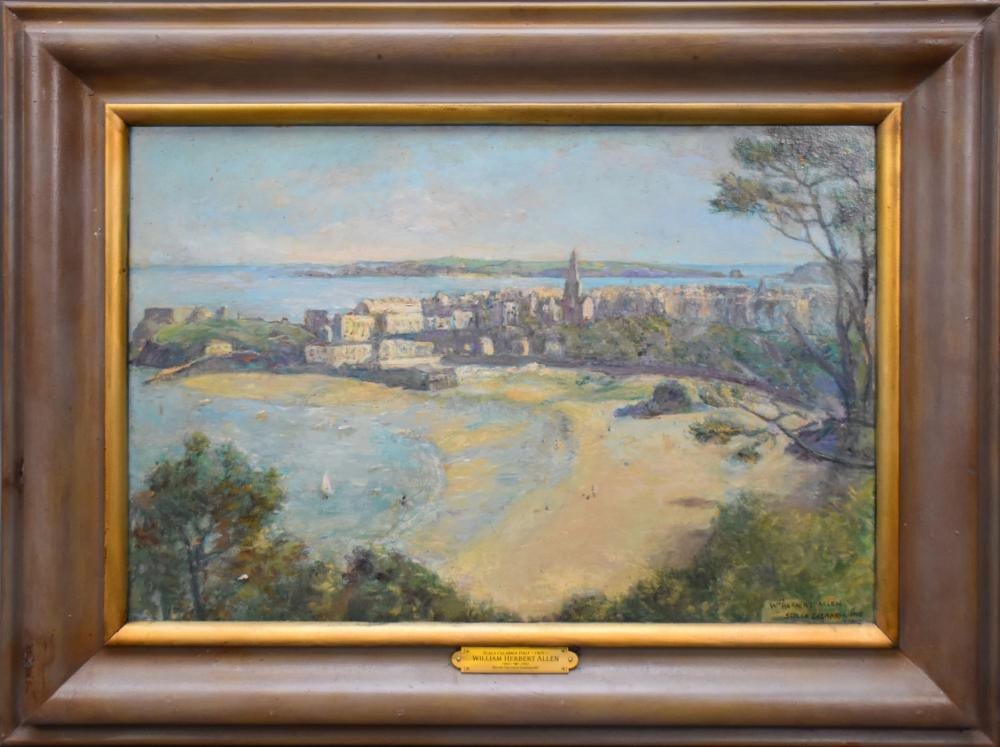 William Herbert Allen comparable auction result: william herbert allen uk 1863 1943 oil on board view of scala calabria 1905 20 x 30 sight overall 30 x 40 inches